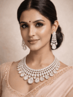 Elegant American Diamond Necklace Set