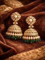 Regal Kundan Heritage Necklace Set - Image 2
