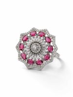 Ruby Red American Diamond CZ Ring for Women - Image 4